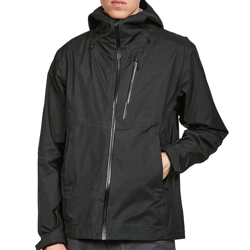 black rain jacket supplier